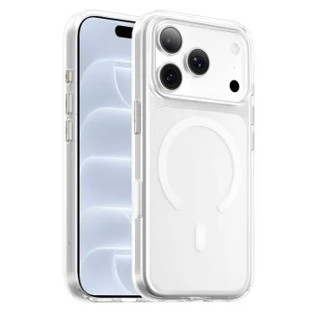 Калъф за iPhone 18 Pro / iPhone 17 Pro - Crystal Pro Anti-Drop MagSafe - Blueo - Прозрачен