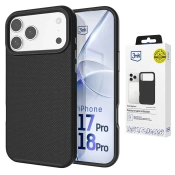 Калъф за iPhone 18 Pro / iPhone 17 Pro - Fortis MagCase - 3mk - Черен