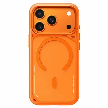 Калъф за iPhone 18 Pro / iPhone 17 Pro - Frosted Heat Dissipation Stand MagSafe - Blueo - Оранжев