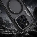Калъф за iPhone 18 Pro / iPhone 17 Pro - Frosted Heat Dissipation Stand MagSafe - Blueo - Оранжев/Прозрачен