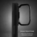 Калъф за iPhone 18 Pro / iPhone 17 Pro - Frosted Heat Dissipation Stand MagSafe - Blueo - Оранжев/Прозрачен