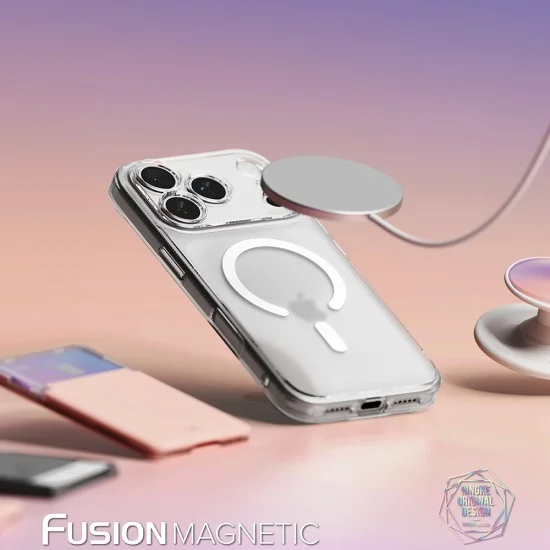Калъф за iPhone 18 Pro / iPhone 17 Pro - Fusion MagSafe - Ringke - Матово прозрачен
