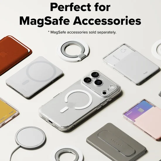 Калъф за iPhone 18 Pro / iPhone 17 Pro - Fusion MagSafe - Ringke - Матово прозрачен