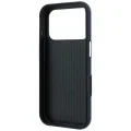 Калъф за iPhone 18 Pro / iPhone 17 Pro - Grained Leather and Big Resin Logo (GUHCP18L6PSS4RGB) - Guess - Светло син