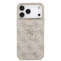 Калъф за iPhone 18 Pro / iPhone 17 Pro - Hardcase 4G Classic Logo with Strap (GUHCP18LP4GMGSCP) - Guess - Розов