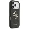 Калъф за iPhone 18 Pro / iPhone 17 Pro - Hardcase 4G Classic Logo with Strap (GUHCP18LP4GMGSK) - Guess - Черен