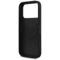 Калъф за iPhone 18 Pro / iPhone 17 Pro - Leather 4G Triangle Strass MagSafe (GUHMP18LP4TDPLK) - Guess - Черен