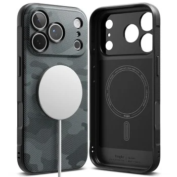 Калъф за iPhone 18 Pro / iPhone 17 Pro - Onyx MagSafe - Ringke - Камуфлажно черен