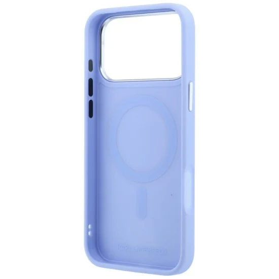 Калъф за iPhone 18 Pro / iPhone 17 Pro - Saffiano Ring Stand 360° Choupette Head Pin (KLHMP18LPSRSCHHB) - Karl Lagerfeld - Светло син