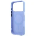 Калъф за iPhone 18 Pro / iPhone 17 Pro - Saffiano Ring Stand 360° K. Head Pin (KLHMP18LPSRSKLHB) - Karl Lagerfeld - Светло син