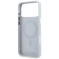 Калъф за iPhone 18 Pro / iPhone 17 Pro - Saffiano Ring Stand 360° K. Head Pin (KLHMP18LPSRSKLHG) - Karl Lagerfeld - Сив