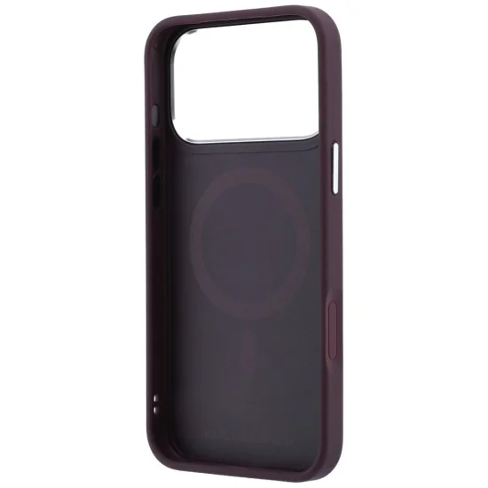Калъф за iPhone 18 Pro / iPhone 17 Pro - Saffiano Ring Stand 360° K. Head Pin (KLHMP18LPSRSKLHR) - Karl Lagerfeld - Бордо