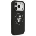 Калъф за iPhone 18 Pro / iPhone 17 Pro - Silicone KC Body Ring MagSafe (KLHMP18LSCMKCRHK) - Karl Lagerfeld - Черен