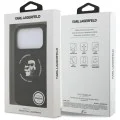 Калъф за iPhone 18 Pro / iPhone 17 Pro - Silicone KC Body Ring MagSafe (KLHMP18LSCMKCRHK) - Karl Lagerfeld - Черен