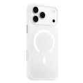 Калъф за iPhone 18 Pro / iPhone 17 Pro - Skin Friendly Frosted Anti-Drop MagSafe - Blueo - Бял