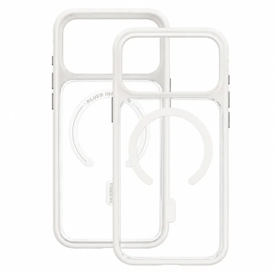 Калъф за iPhone 18 Pro / iPhone 17 Pro - Skin Friendly Frosted Anti-Drop MagSafe - Blueo - Бял
