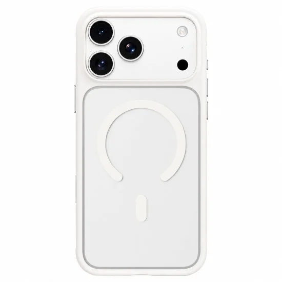 Калъф за iPhone 18 Pro / iPhone 17 Pro - Skin Friendly Frosted Anti-Drop MagSafe - Blueo - Бял