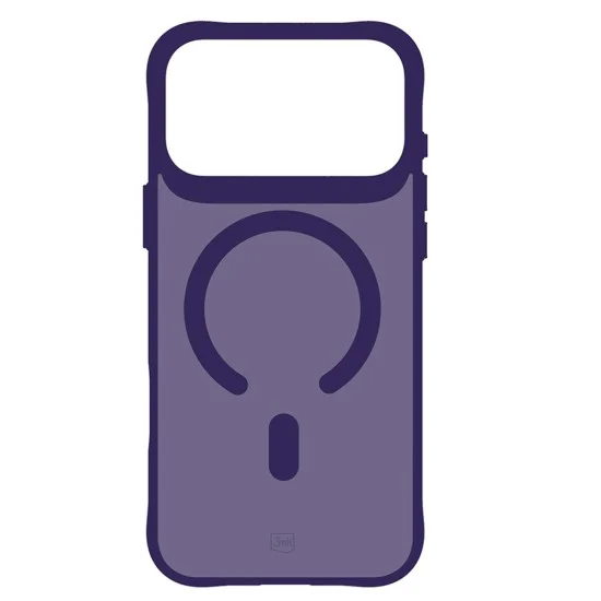 Калъф за iPhone 18 Pro / iPhone 17 Pro - Smoke MagCase - 3mk - Лилав