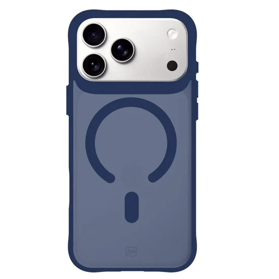 Калъф за iPhone 18 Pro / iPhone 17 Pro - Smoke MagCase - 3mk - Син