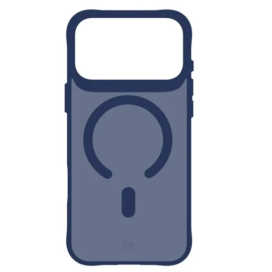 Калъф за iPhone 18 Pro / iPhone 17 Pro - Smoke MagCase - 3mk - Син