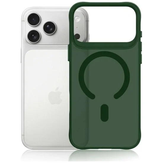 Калъф за iPhone 18 Pro / iPhone 17 Pro - Smoke MagCase - 3mk - Зелен
