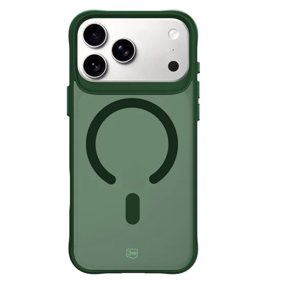Калъф за iPhone 18 Pro / iPhone 17 Pro - Smoke MagCase - 3mk - Зелен