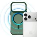 Калъф за iPhone 18 Pro / iPhone 17 Pro - Smoke MagCase - 3mk - Зелен