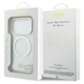 Калъф за iPhone 18 Pro / iPhone 17 Pro - IML Script Metal MagSafe - Guess - Прозрачен