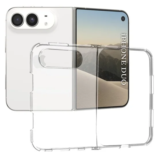 Калъф за iPhone Duo - Clear Silicone - Techsuit - Прозрачен