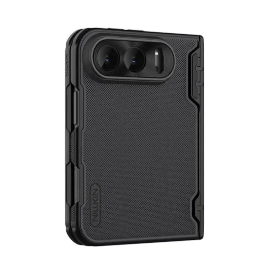 Калъф за iPhone Duo - Super Frosted Shield Fold Magnetic - Nillkin - Черен