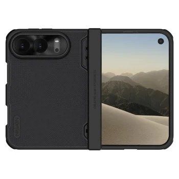 Калъф за iPhone Duo - Super Frosted Shield Fold Magnetic - Nillkin - Черен