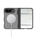 Калъф за iPhone Duo - Super Frosted Shield Fold Magnetic - Nillkin - Прозрачно черен