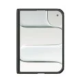 Калъф за iPhone Duo - Super Frosted Shield Fold Magnetic - Nillkin - Прозрачно черен