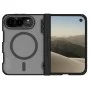 Калъф за iPhone Duo - Super Frosted Shield Fold Magnetic - Nillkin - Прозрачно черен