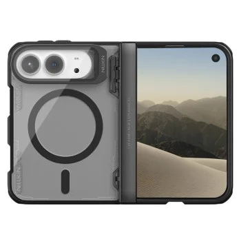Калъф за iPhone Duo - Iceblade Prop Magnetic (с прозрачно черен протектор за камера) - Nillkin - Черен