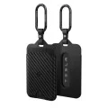 Калъф за ключ Spigen (2 бр.) Card Holder (ACP08794) - за Tesla Key, универсален, до 2 карти, тънък дизайн, с карабинер - Карбоново черен