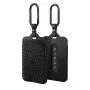 Калъф за ключ Spigen (2 бр.) Card Holder (ACP08794) - за Tesla Key, универсален, до 2 карти, тънък дизайн, с карабинер - Карбоново черен