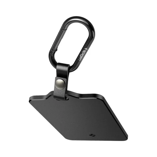 Калъф за ключ Spigen (2 бр.) Holder Case Air Fit (ACP07175) - за Tesla Key Card, 2x карабинер, 4x защитно фолио, отвор за лого - Черен