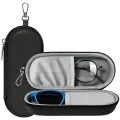 Калъф за очила Techsuit Glasses Case (ETJ3) - PU кожа, 16.5 x 6.5 x 4cm - Черен