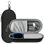 Калъф за очила Techsuit Glasses Case (ETJ3) - PU кожа, 16.5 x 6.5 x 4cm - Черен