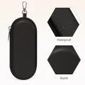 Калъф за очила Techsuit Glasses Case (ETJ3) - PU кожа, 16.5 x 6.5 x 4cm - Сив