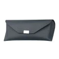 Калъф за очила Techsuit Glasses Case (ETK4) - PU кожа, 16.5 x 8cm - Черен