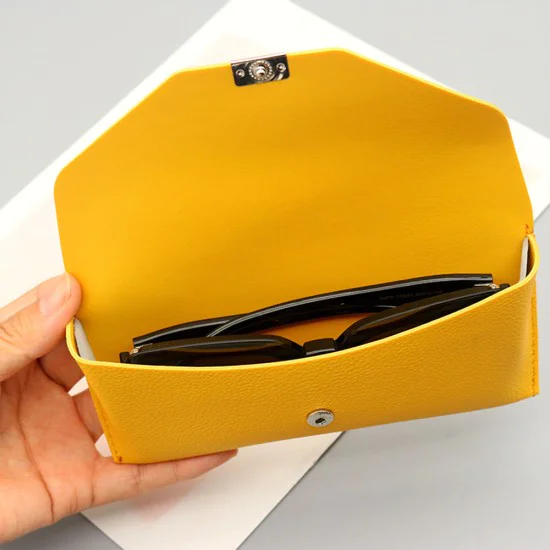 Калъф за очила Techsuit Glasses Case (ETK4) - PU кожа, 16.5 x 8cm - Черен