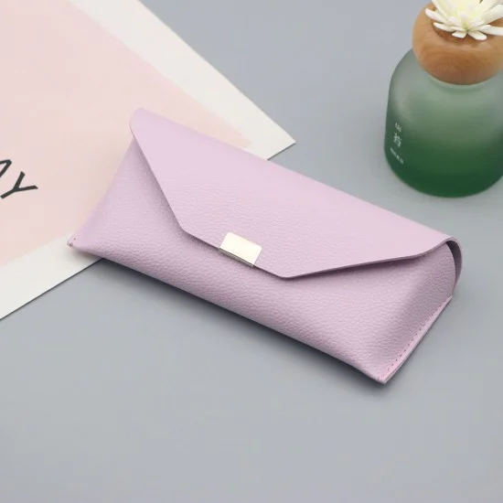 Калъф за очила Techsuit Glasses Case (ETK4) - PU кожа, 16.5 x 8cm - Лилав