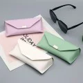Калъф за очила Techsuit Glasses Case (ETK4) - PU кожа, 16.5 x 8cm - Лилав