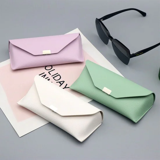 Калъф за очила Techsuit Glasses Case (ETK4) - PU кожа, 16.5 x 8cm - Лилав