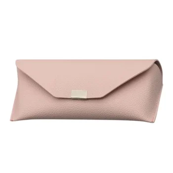 Калъф за очила Techsuit Glasses Case (ETK4) - PU кожа, 16.5 x 8cm - Розов