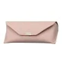 Калъф за очила Techsuit Glasses Case (ETK4) - PU кожа, 16.5 x 8cm - Розов