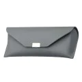 Калъф за очила Techsuit Glasses Case (ETK4) - PU кожа, 16.5 x 8cm - Сив