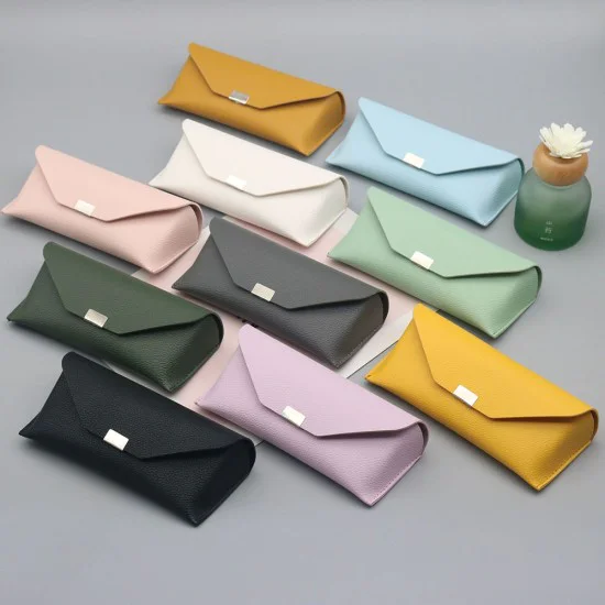 Калъф за очила Techsuit Glasses Case (ETK4) - PU кожа, 16.5 x 8cm - Сив